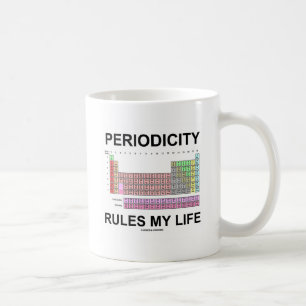 Periodiciteit regelt mijn leven (Periodic Table Hu Koffiemok
