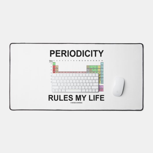 Periodiciteitsregels Mijn leven Periodiek Tabel El Bureaumat (Keyboard & Muis)