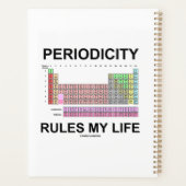 Periodiciteitsregels Mijn Periodieke Humor van het Planner (Achterkant)