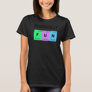 Periodiek Fun Chemistry Love PhD Student Chemis T-shirt
