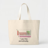Periodiek Grote Tote Bag (Voorkant)