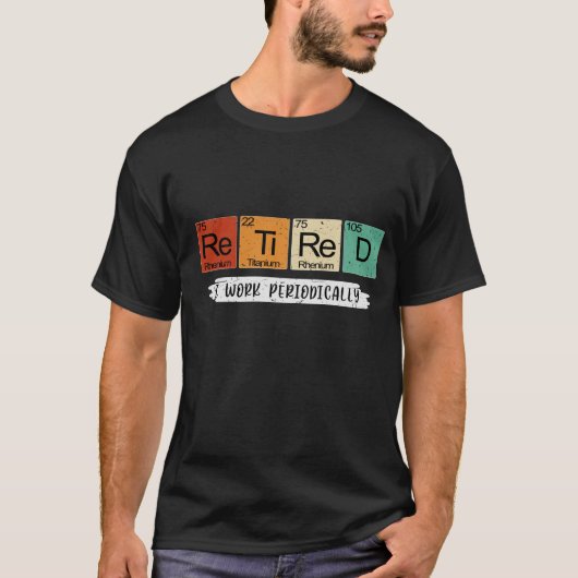 Periodiek Humor: Ik werk regelmatig T-shirt (Voorkant)