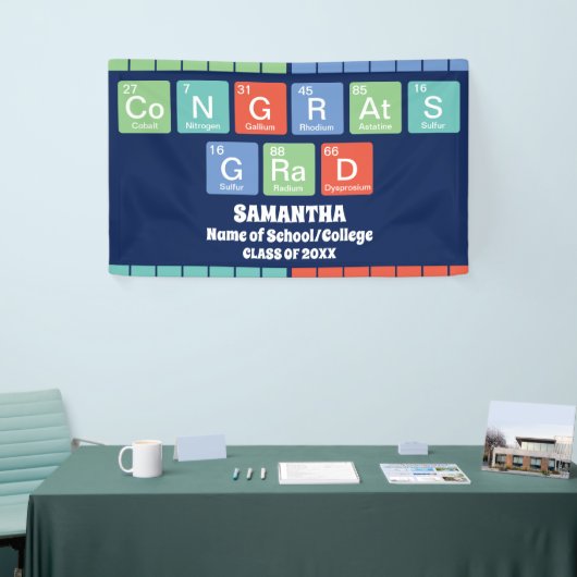 Periodiek overzicht 2025 Afstuderen congrats Spandoek (Beurs)