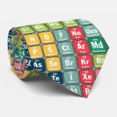 Periodiek overzicht van elementen patroon stropdas (Opgerold)