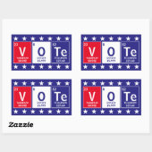 Periodiek overzicht van elementen Spellingstem Rechthoekige Sticker (Vel)