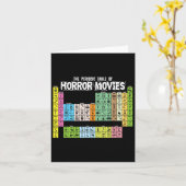 Periodiek overzicht van horrorfilms Scheikunde Wet Kaart (Gele Bloem)