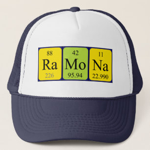 Periodiek pet voor Ramona-tabelnaam
