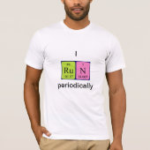 Periodiek shirt 2 van het woord van de looppas (Voorkant)