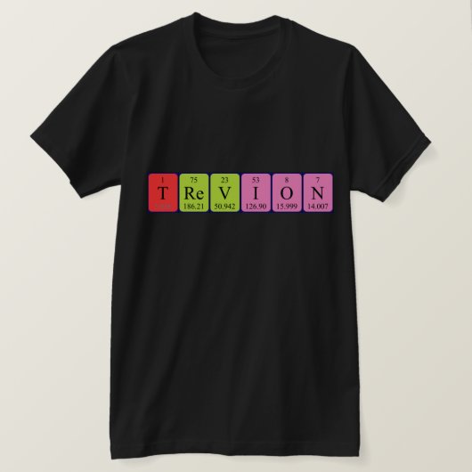 Periodiek shirt met behandelingstabel (Design voorkant)