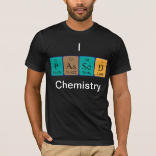 Periodiek shirt met gereguleerde scheikunde