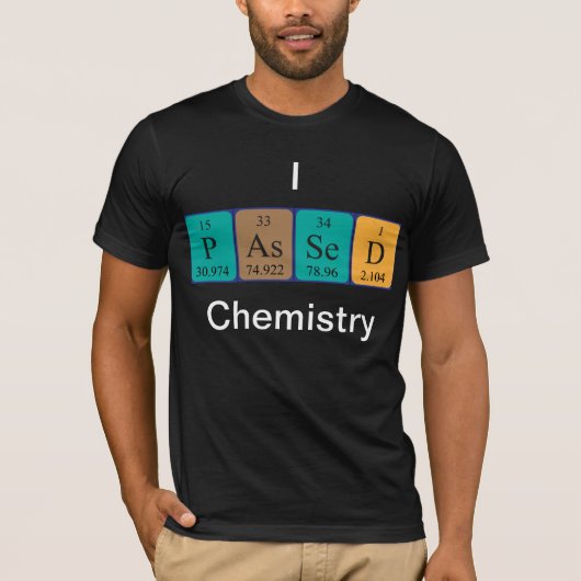 Periodiek shirt met gereguleerde scheikunde (Voorkant)