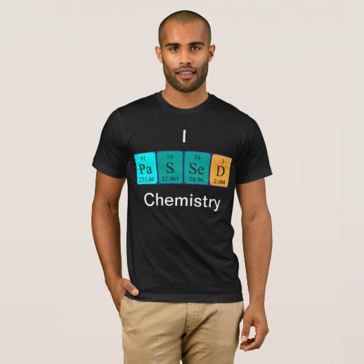 Periodiek shirt met gereguleerde scheikunde (Voorkant volledig)