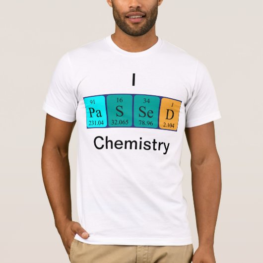 Periodiek shirt met gereguleerde scheikunde (Voorkant)