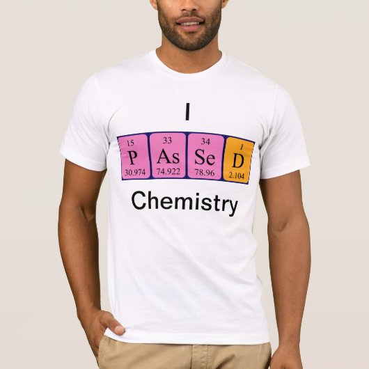 Periodiek shirt met gereguleerde scheikunde (Voorkant)
