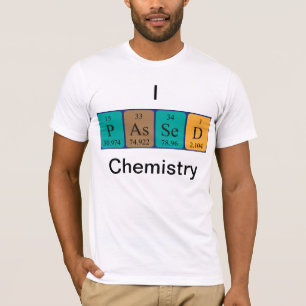Periodiek shirt met gereguleerde scheikunde