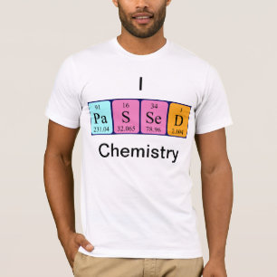 Periodiek shirt met gereguleerde scheikunde