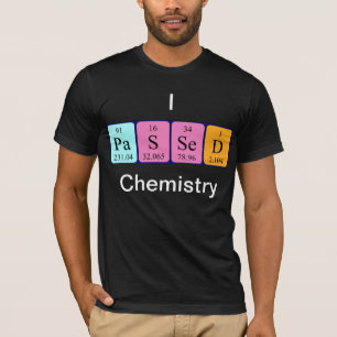 Periodiek shirt met gereguleerde scheikunde