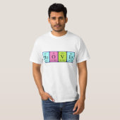 Periodiek shirt met tabelnaam (Voorkant volledig)