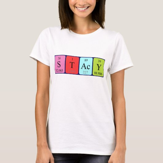 Periodiek shirt van de Naam van de Stacy (Voorkant)
