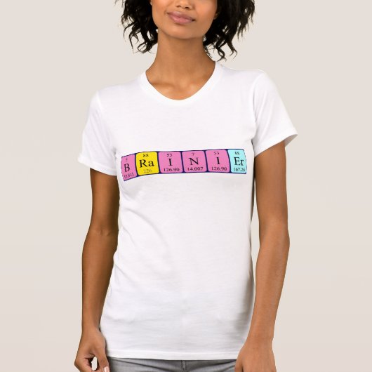Periodiek shirt voor brainier (Voorkant)