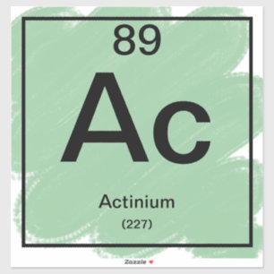 Periodiek Sticker - Actinium