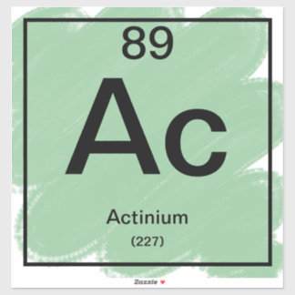 Periodiek Sticker - Actinium