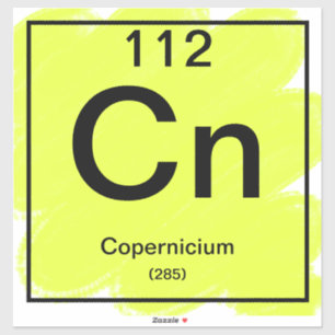 Periodiek Sticker - Copernicium