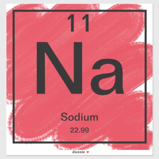 Periodiek Sticker - Natrium (Vel)