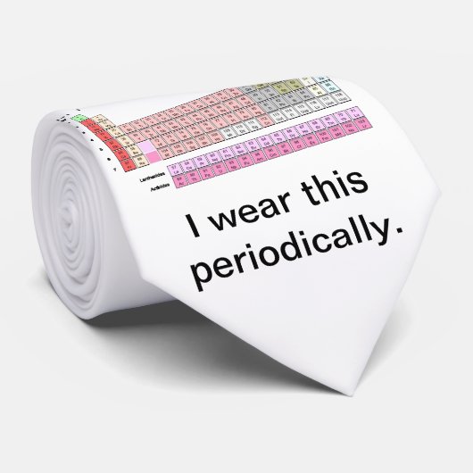 Periodiek Stropdas (Opgerold)