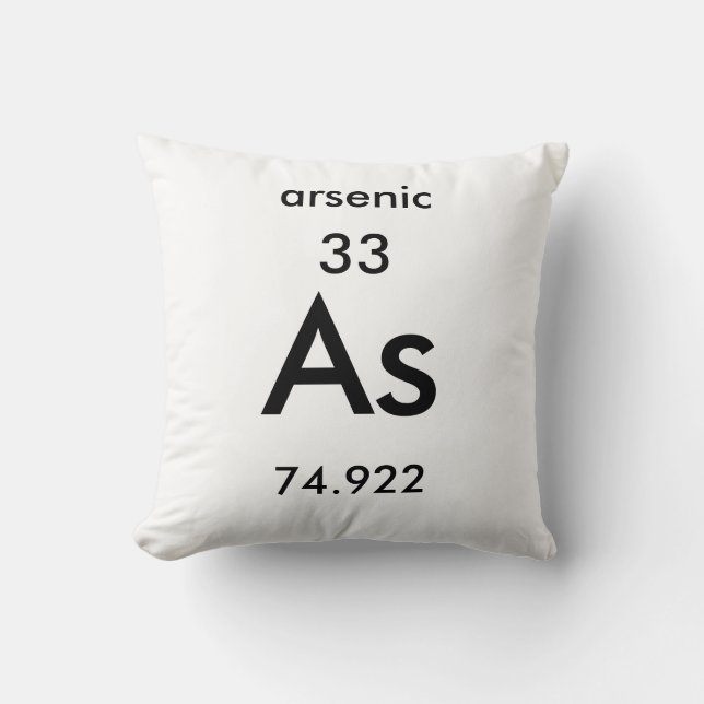 Periodiek Systeem 33 Arseen Kussen (Voorkant)