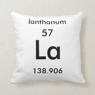 Periodiek Systeem 57 Lanthaan Kussen
