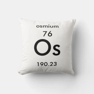 Periodiek systeem 76 Osmium kussen