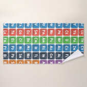 Periodiek Systeem der Elementen 3 Badhanddoek (Badhanddoek)
