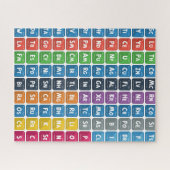 Periodiek Systeem der Elementen 3 Legpuzzel (Horizontaal)