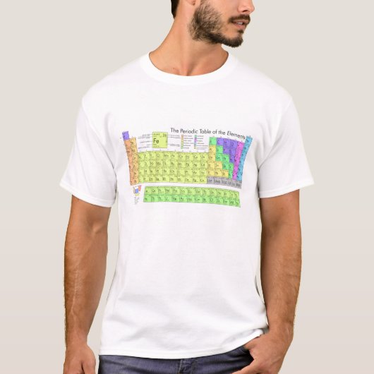 Periodiek Systeem der Elementen T-shirt (Voorkant)