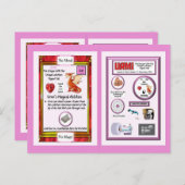 Periodiek Systeem Draak - Lutetium Briefkaart (Voorkant / Achterkant)