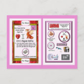 Periodiek Systeem Draak - Lutetium Briefkaart (Achterkant)