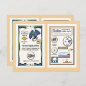 Periodiek Systeem Draak - Molybdeen Kaart (Voorkant / Achterkant)