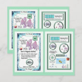 Periodiek Systeem Draak - Natrium Briefkaart (Voorkant / Achterkant)