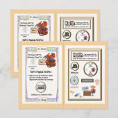 Periodiek Systeem Draak - Ruthenium Briefkaart (Voorkant / Achterkant)