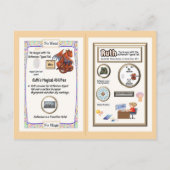 Periodiek Systeem Draak - Ruthenium Briefkaart (Achterkant)