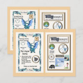 Periodiek Systeem Draak - Titanium Briefkaart (Voorkant / Achterkant)