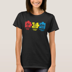 Periodiek Systeem Element Ondersteuning Autistisch T-shirt