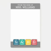 Periodiek Systeem Elementen Spelling Leraar Post-it® Notes (Voorkant)