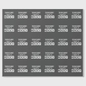 Periodiek Systeem Geld Element Grappig Cadeaupapier (Vlak)
