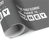 Periodiek Systeem Geld Element Grappig Cadeaupapier (Rol Hoek)