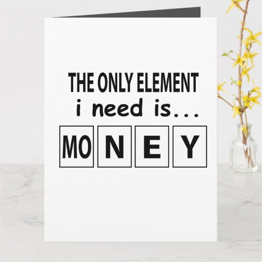 Periodiek Systeem Geld Element Grappig Periodiek S Kaart (Gele Bloem)