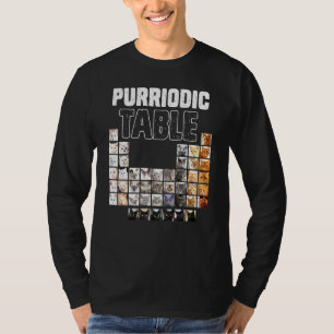 Periodiek Systeem Periodieke Elementen Kat Chemie T-shirt