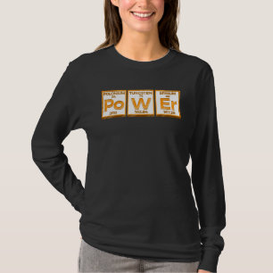 Periodiek Systeem Power Fitness Elementen Loves We T-shirt