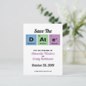 Periodiek Systeem van de Elementen Aankondigingskaart (Staand voorkant)